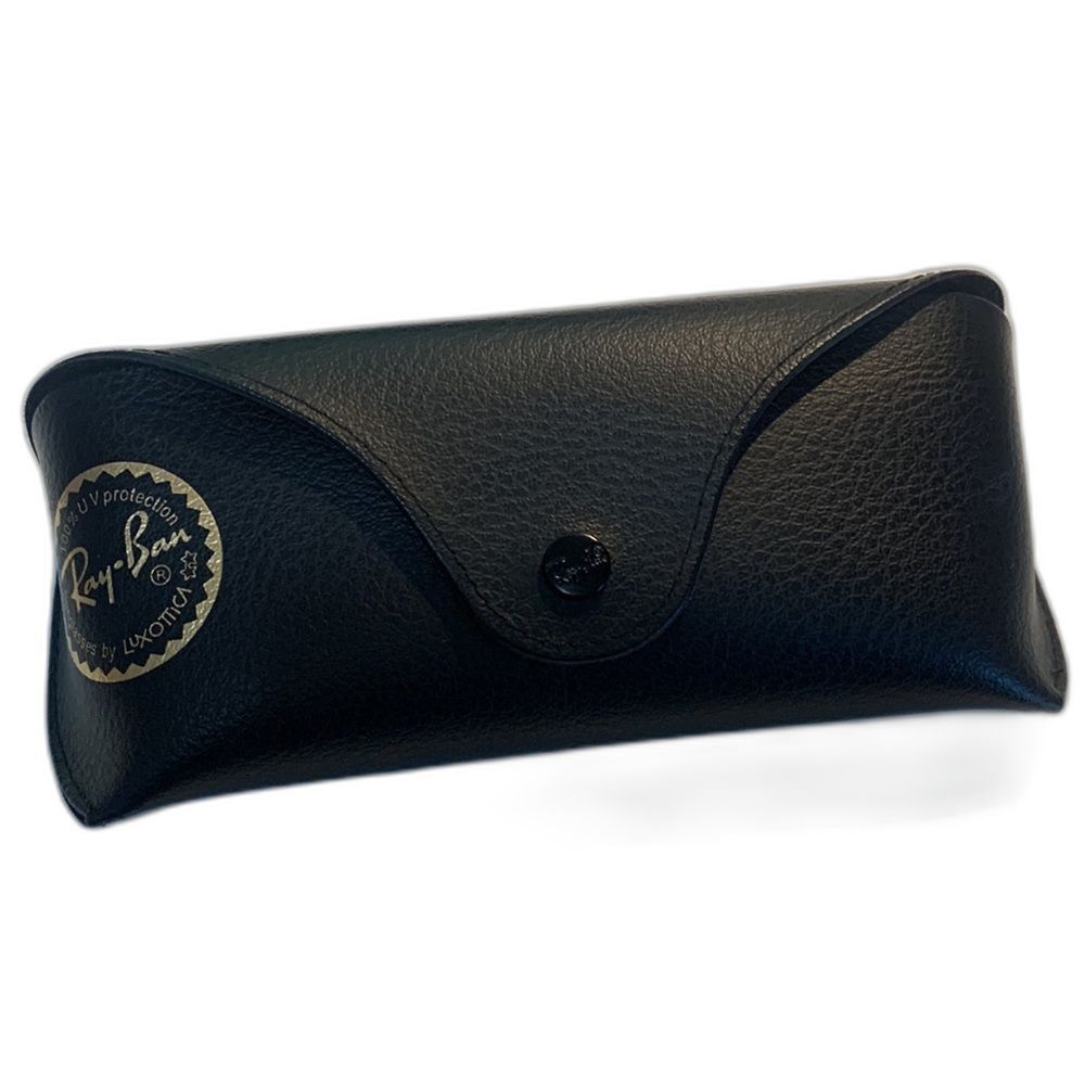 Ray Ban Black Leather Medium Case - Case Only